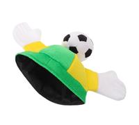 Zerodeko Cappello da Tifoso di Calcio a Forma di Pallone con Mani Applaudenti, Accessorio Leggero per Feste Sportive e Celebrazioni Mondiali, Copricapo per Adulti e Supporter Calcio