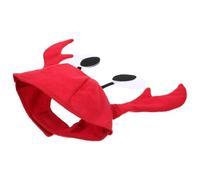 Zerodeko Cappello Granchio Rosso per Costume Halloween Donna, Leggero e Realizzato Non Tessuto, Facile da Indossare per Festa Cosplay e Celebrazione