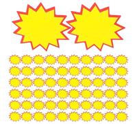 Zerodeko Cartellini dei Prezzi al Dettaglio 5x7 Cm Set 100 Pezzi Etichette per Supermercati e Negozi Superficie Scrivibile Resistente per Esposizione e Segnalazione Prezzi