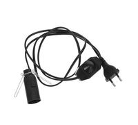 Zerodeko Cavo Alimentazione Lampada E12 per Lampada Novelty con Interruttore Dimmerabile Inline e Clip di Fissaggio, Materiali Abs Pvc Rame Ferro, per Uffici e Zone di Meditazione