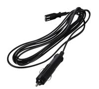 Zerodeko Cavo di Alimentazione Auto 12v Connettore C7, 3 Metri | Rame e Gomma, Spina Accendisigari, Nero, per Congelatore e Borsa Refrigerata in Auto