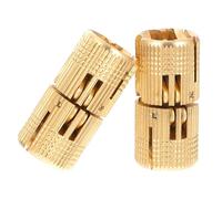 Zerodeko Cerniera Nascosta in Rame da 14 Mm, Cerniera Girevole a Perno per Mobili e Armadietti, Set 2 Pezzi per Porte di Casa Rotazione 180° Silenziosa e Installazione Facile