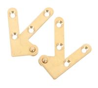 Zerodeko Cerniere Invisibili per Porte Pivotanti in Ottone Set da 4 Pezzi Perno su e Giù Regolabile Cerniere ad Alta Resistenza per Porte di Legno Vetro e Metallo Accessori per