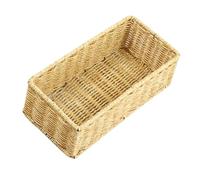 Zerodeko Cesto Intrecciato Rattan Imitazione Per Cucina e Casa Organizzatore Multifunzionale Per Posate Frutta e Oggetti Domestici