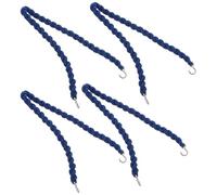 Zerodeko Cinghie Elastiche per Gambe 4 Mm Resistenti Fascia Regolabile, Set da 4 Pezzi Blu per Campeggio, Ciclismo e attività all’Aperto