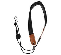 Zerodeko Cintura per Sassofono Nera in Materiale Resistente, Imbracatura Comoda Fissaggio Sicuro per Musicisti, Accessorio Portatile per Strumenti a Fiato in Spalla e Collo