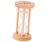 Zerodeko Clessidra in Legno, Timer da 5 Minuti, Clessidra Decorativa Portatile per Cucina, Colori Assortiti, 3,66 X 1,96 Pollici, 1 Pezzo