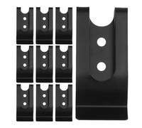 Zerodeko Clip da Cintura in Metallo 57x26mm 10 Pezzi Fibbia a Doppio Foro e Custodie, Supporto Resistente per Marsupio, Clip per Uso Artigianale e Quotidiano