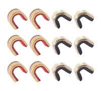 Zerodeko Clip di Fissaggio in Ottone per Corda, 12 Pezzi per Tiro L’ Ricurvo e Compound, Accessori per Caccia e Pesca, Morsetti Leggeri per Incocco Frecce, Facili da Installare