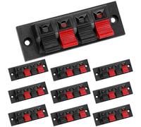 Zerodeko Connettore Altoparlanti Subwoofer Terminale Binding Post per Casse Audio e Subwoofer Installazione Facile Connessione Sicura Trasferimento Informazioni Ottimale