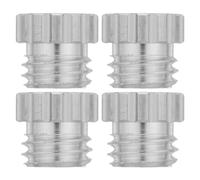 Zerodeko Connettore di base rotante da 4 pezzi per strumenti di livello, accoppiamento da 6 mm a 15 mm con materiale in alluminio per un uso versatile