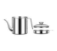 Zerodeko Contenitore Olio Conveniente in Acciaio Inox 1,8 per Cucina | Argento, Conservazione Pulita e Filtraggio, Riuso Dell’olio di Cottura, Accessorio Domestico