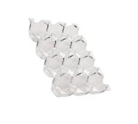 Zerodeko Contenitore per Uova da Frigorifero in Acrilico Trasparente, Vassoio Porta Uova a 12 Griglie Anticollisione, Scatola per Conservazione Sicura e Salvaspazio in Casa