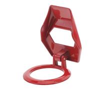 Zerodeko Copertura Pulsante Avviamento Motore Auto Anello Decorativo Rosso Protezione Interruttore Compatibile Accessorio Interni Veicolo per Guida Confortevole