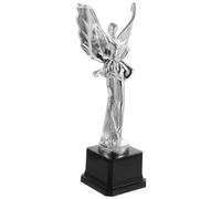 Zerodeko Coppa da Ballo per Gara, Decorativa in ABS Argento | Premio per Concorso, Uso Domestico e Scrivania Ufficio, Resistente All'usura e Rottura