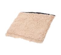 Zerodeko Copri Braccioli in Sherpa 33x27 Cm Beige, Coprimaniglie per Sedie da Ufficio Imbottiti, Copertura Protettiva Rimovibile e Lavabile per Braccioli Sedia da Scrivania, Supporto