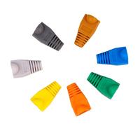 Zerodeko Copri Guaine in Plastica per Cavi di Rete Rj45 8p8c 0,6-0,65 Mm, Copertura Protettiva per Connettori Ethernet, Set da 100 Pezzi, Protezione Anti Rottura per Cavi di Stili Multipli