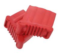 Zerodeko Copri Piedini Antiscivolo in Gomma per Scale Telescopiche 2 Pezzi, Tappetino Piedini Ammortizzati in Gomma Resistente, Accessori per Scale Stabili e Facili da Sostituire, Adatti