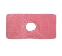 Zerodeko Copri Testata Letto Massaggio Rosa con Foro Viso Integrato Morbido e Resistente per Saloni di Bellezza Coprilettino con Cuciture Rinforzate per Uso Professionale