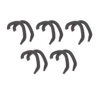 Zerodeko Correttore Auricolare in Silicone e Ragazzo Ragazza, 5 Paia, Colore Nero, Leggero e Delicato sulla Pelle, Facile da Conservare per Correzione Orecchie Sventola