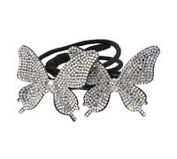 Zerodeko Creatore di Chignon a Forma di Farfalla in Cristallo Filo Flessibile Modellatore per Chioma da Donna Accessorio Elegante per Chignon per Uso Quotidiano Viaggi e Trucco