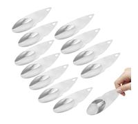 Zerodeko Cucchiai da Kiwi in Acciaio Inossidabile Set 12 Pezzi Lama Seghettata per Sbucciare e Scavare Frutta, Paletta Ergonomica per Uso Domestico e Cucina Professionale