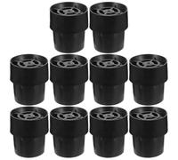 Zerodeko Cuscinetti Antiscivolo per Gambe di Trampolino 10 Pezzi in Gomma Resistente Coperture Silenzianti per Esterni Accessori Sostituibili per Trampolino Protezione Antirumore e