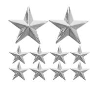 Zerodeko Cuscinetti Grip Pad per Snowboard Punte Antiscivolo a Stella 10 Pezzi Pedana Adesiva per Trazione e Stabilità Durante Lo Sciare Accessori Sport Invernali per Snowboarder