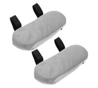 Zerodeko Cuscino per Bracciolo Sedia da Ufficio 2 Pezzi Supporto Ergonomico in Memory Foam Poggiagomiti Imbottitura per Braccioli Sedie da Gioco e Scrivania Aumento Altezza Comfort per Uso