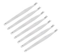 Zerodeko Cuticole Rimuovi Dead Skin Forks 40 Pezzi Acciaio Manicure Pedicure Strumenti per Uso Domestico e Professionale