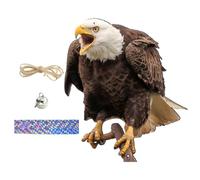 Zerodeko Decorazione da Giardino Sospesa con Campanella a Forma di Gufo in Materiale PP Resistente Ornamento Esterno Oscillante per Albero Decorazioni Pendenti per Giardino e Patio