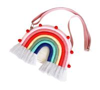 Zerodeko Decorazione Da Parete Minimalista Per Bambini Arcobaleno Borsa A Tracolla Portaoggetti Luce Portatile Per Cameretta Dei Bambini