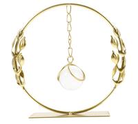 Zerodeko Decorazione della Sfera di Cristallo Arredamento del Soggiorno e Rimbalzando per Decorazioni di Grano per La Casa Impostore Palline Decorative Centrotavola Golden Ferro da Stiro