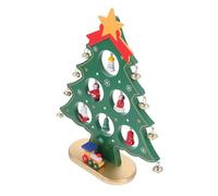 Zerodeko Decorazione Natalizia Legno per Tavolo Albero di Natale Adorno per Festa di Natale e Decorazioni Creative per La Casa