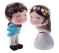 Zerodeko Decorazione Per Torta Nuziale Con Sposi: Decorazione Romantica In Resina Per Torta Nuziale - Statua Di Coppia Che Si Bacia Per Matrimonio Fidanzamento Anniversario