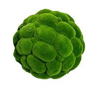 Zerodeko Decorazioni con Palline di Muschio Verde Impostore Sfere Ciottolo di Muschio Arredamento Falso Muschio Finto Palla di Bosso Artificiale Viti Finte Palla Topiaria Green Plastica