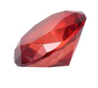 Zerodeko Diamanti Decorativi in Cristallo Rosso da 60mm per Addobbi Matrimonio e Casa, Design Unico e Accattivante per Creare Un Ambiente Romantico