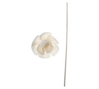 Zerodeko Diffusore Design Floreale Realistico Oli Essenziali in Bianco di Deodorante d'Aria per e Decorazione Casa