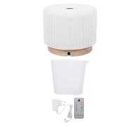 Zerodeko Diffusore di Oli Essenziali e Umidificatore in Materiale Ceramico e Legno da 220ml con Tecnologia di Nebulizzazione Silenziosa per Casa e Soggiorno