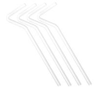 Zerodeko Diffusori Cellulari 4 Pezzi Bacchette in Vetro da Laboratorio, Strumenti per Applicazione Uniforme su Piastre Petri, Accessori per Microbiologia e Biochimica