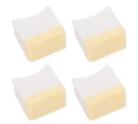 Zerodeko Dischetti Struccanti a Forma Curva 160 Pezzi, Cuscinetti per Trucco Occhi, Accessori Pratici per Rimozione Cosmetici, Formato Portatile per Uso Professionale e Personale