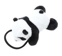 Zerodeko Elastico per Chioma Bambine Orsetto Panda in Flanella Morbida, Resistente e Tenuta Ferma per Ragazze e Fanciulle