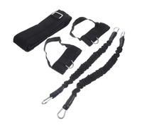 Zerodeko Fasce Resistenza per Allenamento Basket Corda per Salti Verticali Aiuto per Esercizi Gambe e Coordinazione Strumento Training Multifunzionale per Basket e Pallavolo Nero