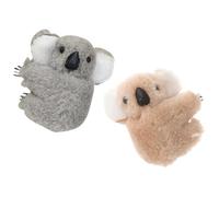 Zerodeko Fermagli per Chioma a Forma di Koala 2 Pezzi, Mollette ad Artiglio Piccole in Materiale Resistente, Accessori per Chioma Donne e Ragazze per Uso Quotidiano e Occasioni Speciali