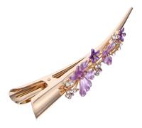 Zerodeko Fermaglio Per Chioma Donna Fermacapelli a Becco D’anatra in Metallo Grande Design Floreale Elegante Accessorio Per Acconciature Femminili Regalo Per Ragazze e Donne