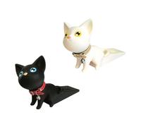 Zerodeko Fermaporta Colore Assortito per Casa in Silicone a Forma di Gatto 2 Pezzi Antiscivolo di Sicurezza Colore Casuale per Protezione Ragazzo Ragazza e Prevenzione Pizzicature