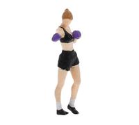 Zerodeko Figura Miniatura Pugile in Resina 1/64 Scala, Decorazione Versatile per Modelli e Scrivania, Precisione Dettagliata per Appassionati e Collezionisti