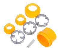 Zerodeko Filettatrice per Tubi in PVC Infilatore in PVC Plastico Compatibile Trapano Manuale ed Elettrico 1/2 Pollice 3/4 Pollice per Filettatura Tubi Pvc/npt Riparazioni Idrauliche e Fai