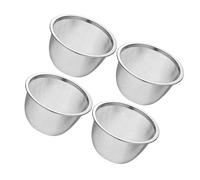 Zerodeko Filtro Rotondo in Rete Acciaio Inossidabile 78 CM Set da 4 Infusori Riutilizzabili per Teiera Colino a Maglia Fine per Tè Sfuso Filtro Staccabile Adatto a Teiere e Tazze per