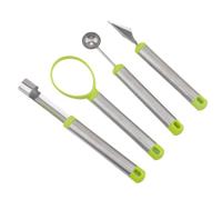 Zerodeko fruit cutters 1 Set 4Pezzi Acciaio Inossidabile・plastico, per frutta e dessert, per amanti della cucina Colore Casuale